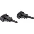 Windshield Washer Nozzle For Chrysler 200 2011 Black Plastic Snap On 0 84 In Length 1 69 Height Replacement 5116079aa And 