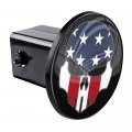 Tricktoppers Trailer Hitch Cover Plug For 2 Inch Receivers Class 3 4 5 With 1 Pin Offset And Hole - Printed High Resolution 
