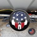 Tricktoppers Trailer Hitch Cover Plug For 2 Inch Receivers Class 3 4 5 With 1 Pin Offset And Hole - Printed High Resolution