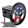 Tricktoppers Trailer Hitch Cover Plug For 2 Inch Receivers Class 3 4 5 With 1 Pin Offset And Hole - Printed High Resolution