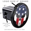 Tricktoppers Trailer Hitch Cover Plug For 2 Inch Receivers Class 3 4 5 With 1 Pin Offset And Hole - Printed High Resolution