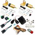 Two Door Shaved Handle Kit With 100lb Poppers Trunk Popper And Keyless Entry Remote Control System 5 Pin 12v Relay Fuse Switch