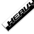 Chrome Finish Metal Emblem Heavy Duty Badge Black Letter