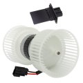 Hvac Heater Blower Motor And Resistor Assembly For Nissan Vehicles Quest 2004-2009 Front Side 2-pc Set Replace 27226zm70a