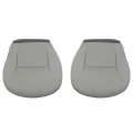 Driver Passenger Side Bottom Replacement Gray Perforated Leather Seat Covers For Lexus Es300 Es330 2002 2003 2004 2005 2006 