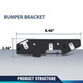 Front Bumper Bracket Left Driver Side For Ford Edge Submodel Se Sel Sport Titanium 2015-2018 Ft4z17c947b Fo1032108 Black