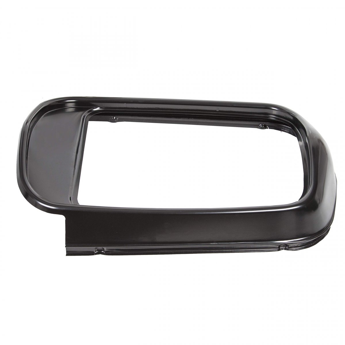 Front Grille Shell And Insert For 1932 Ford Model B Bb 18 Polished Stainless Steel With Black Finish Without Crank Hole Et-351