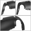 Non Parking Aid Sensor Holes Ch1195110 Factory Style Rear Lower Bumper Valance Air Deflector With Chrome Trim Compatible Dodge