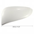 Uxcell White 1 Pair Car Side Door Wing Mirror Cover Rear View Cap For Toyota Rav4 2013-2019
