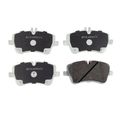 Premium Asm Brake Pad 085-1714 Ceramic Rear Disc Pads Vehicle Specific Fit Post Cured With Bonded Shims For Noise Reduction 