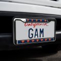 The Flash Supergirl Logo Full Size Standard License Plate Metal Frame