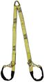 Lp11-vas4 Low Profile Axle V Strap With 4 Ft Legs High Strength Professional Grade Snap Hook And Delta Ring 