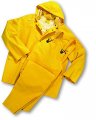 West Chester 4035fr 2xl Limited Flammability Pvc Over Polyester 3pcs Rain Suit Yellow Each 