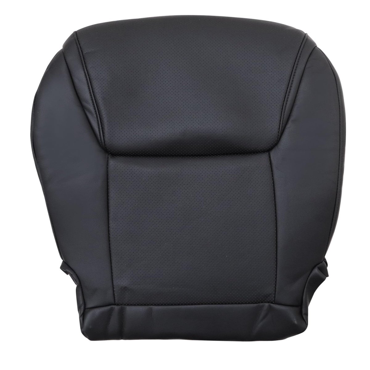 Perforated Black Front Passenger Side Bottom Replacement Microfiber Leather Seat Cover For Lexus Lx570 2008 2009 2010 2011 2012