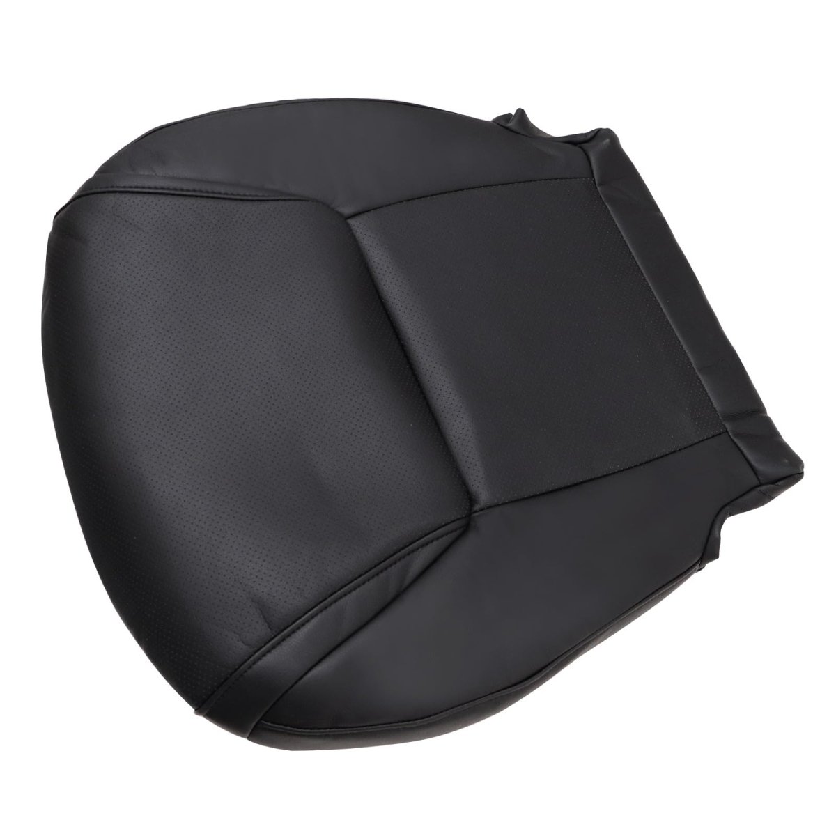 Perforated Black Front Passenger Side Bottom Replacement Microfiber Leather Seat Cover For Lexus Lx570 2008 2009 2010 2011 2012