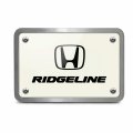 Ipick Image Made For Honda Ridgeline Uv Graphic White Billet Aluminum 2 Inch Tow Hitch Cover