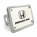 Ipick Image Made For Honda Ridgeline Uv Graphic White Billet Aluminum 2 Inch Tow Hitch Cover