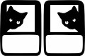 Jeeptails Peeking Cat Tail Lamp Light Covers Non-led For Jeep Gladiator 