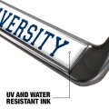 Emory University Full Size Standard License Plate Metal Frame