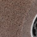 Uxcell 120mmx100mm Non-woven Polishing Burnishing Wheel Nylon Wire Drawing Abrasive Flap 180 Grit For Stainless Steel Copper
