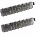 2pcs Tahoe Interior Led Courtesy Lights For Chevrolet Silverado Suburban 1500 2500 Xenon White Footwell Under Door Panel