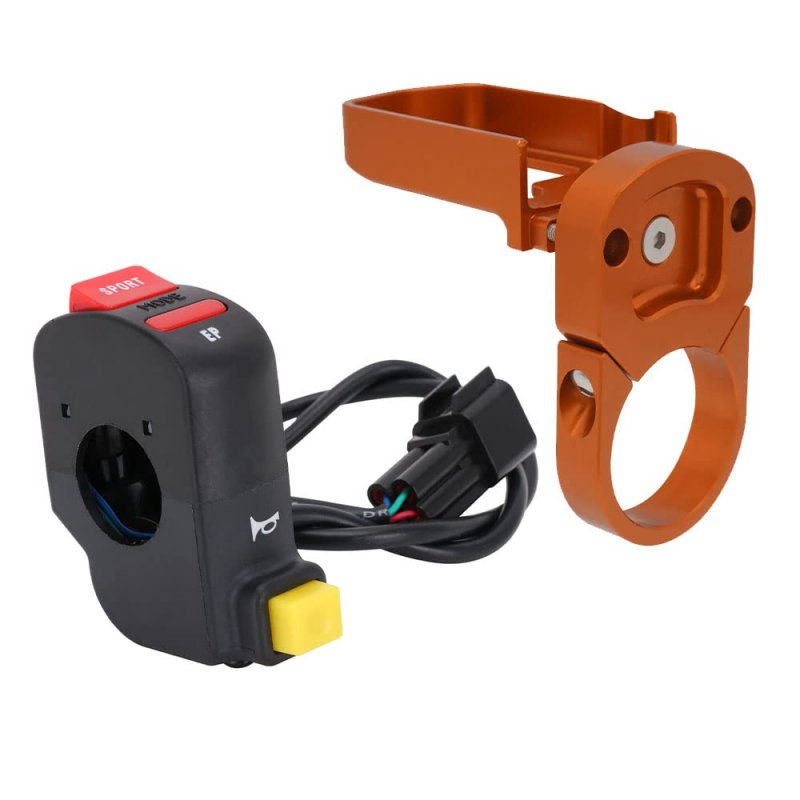 Jfg Racing Sur Ron Digital Display Relocation Bracket Guard With Ignition Stop Switch Assembly For S X Segway X160 X260