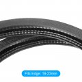Uxcell Edge Trim Black U Shape Protector Rubber With Steel Clips Fits 25 64 -29 32 3 28ft 1meter Length Door Guards
