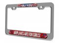Silly Boys Airplanes Are For Girls Aviation Pilot Ch 3d Metal License Plate Frame Auto Suv Truck Tag Holder D14 