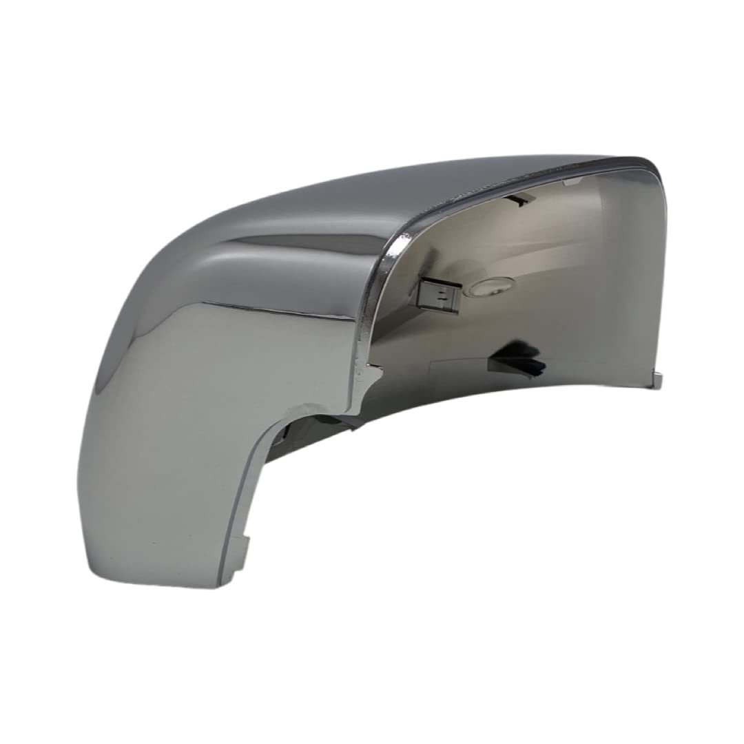 Spieg Passenger Side View Mirror Cover With Small Housing For 2011-2021 Dodge Durango Jeep Grand Cherokee Right Chrome Coated