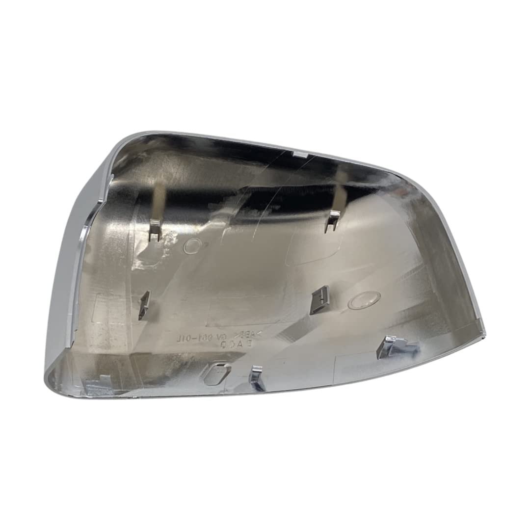 Spieg Passenger Side View Mirror Cover With Small Housing For 2011-2021 Dodge Durango Jeep Grand Cherokee Right Chrome Coated