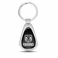 Ipick Image For Ram Power Wagon Black Dome Chrome Metal Teardrop Key Chain Keychain Official Licensed