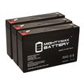 Mighty Max Battery 6v 7ah Ups For Emergi Lite M2021-3 Pack Brand Product 