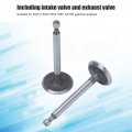 2 Sets Engine Valve Kit Intake Exhaust Stem Valves Replacement For 168f Gx160 Gasoline Pump Parts