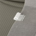 Labwork Artificial Leather Driver Side Bottom Seat Cover Gray Replacement For 2013-2017 Honda Accord
