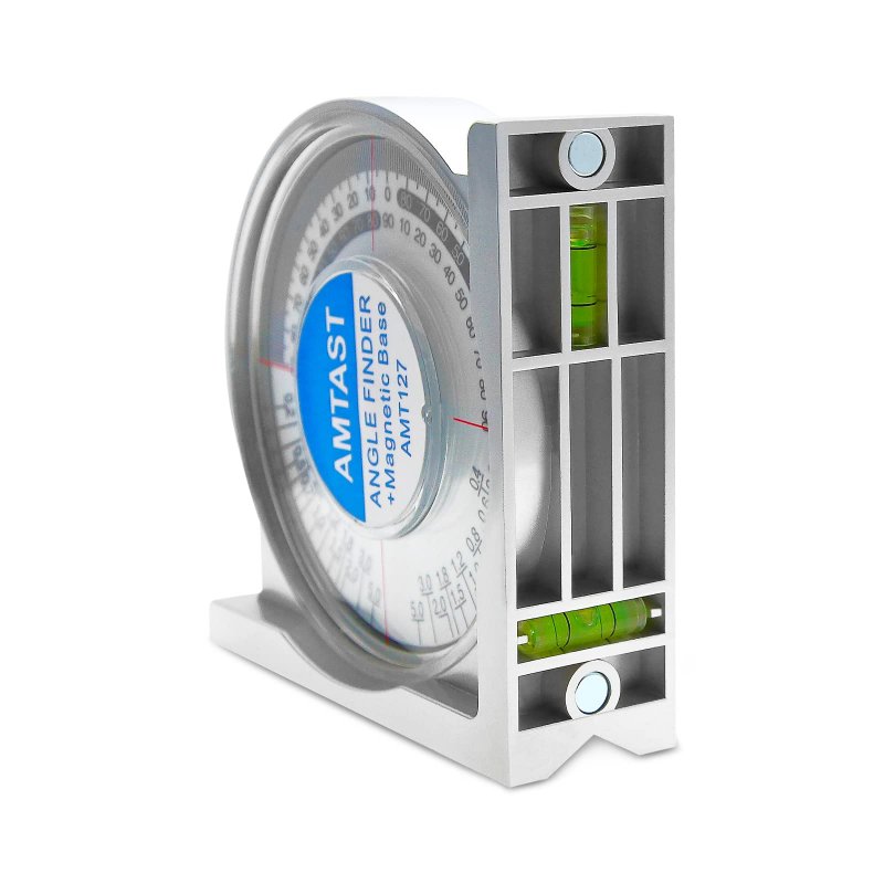 Angle Finder Locator Meter Protractor Mini Inclinometer Dual Level Tilt Amt127 For Civil And Building Engineering