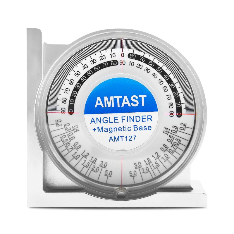Angle Finder Locator Meter Protractor Mini Inclinometer Dual Level Tilt Amt127 For Civil And Building Engineering
