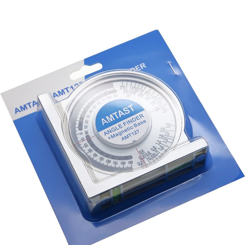 Angle Finder Locator Meter Protractor Mini Inclinometer Dual Level Tilt Amt127 For Civil And Building Engineering