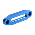 6 X 2 Hawse Fairlead Aluminum Anodized Blue 3500-5500lbs And Black Rubber Winch Rope Stopper Compatible With Synthetic Off-road
