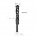 Uxcell Reduced Shank Drill Bit 19mm High Speed Steel Hss 9341 Black Oxide With 1 2 Inch Straight