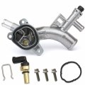Hspswifter Aluminum Engine Coolant Thermostat Housing Water Outlet For Buick 2013-2018 Encore Chevrolet 2011-2015 Cruze 