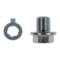 Oil Drain Plug For Honda Civic 1996 2024 Steel Standard With Gasket Silver 0b6s710404a 11517 85z00 M14 1 50 Thread Grade 3 Bolt 