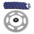 Kawasaki Kx250f 250 F Blue Chain And Sprocket 14 51 116l