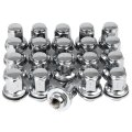 Wheel Lug Nuts M14x1 5 Thread Closed End Lugs For 2021-2022 Land Rover Defender 90 2018-2022 Range Velar 1998-2022 Discovery