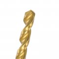 Uxcell High Speed Steel Straight Shank Twist Drill Bit Fully Ground Titanium Coated 4 8mm Diameter Mm Total Length 12mm 4 Pcs
