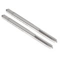 2pcs Hand Plug Tap 8-36 Unf 2b Thread Style Taps Straight Flute Screw Tapping Threading Tool High Speed Steel Hss6542 