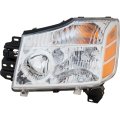 Driver Side Headlight With Bulbs Halogen Fits 2004 Nissan Pathfinder Armada