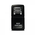 Ch4x4 Rocker Switch V2 Roof Light Bar Symbol Blue Led