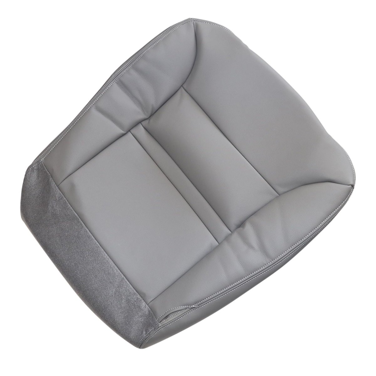 Driver Side Bottom And Back Seat Covers Replacement Microfiber Leather Gray For Ford Excursion 2000 2001 Nrfezy04