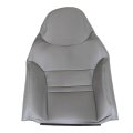 Driver Side Bottom And Back Seat Covers Replacement Microfiber Leather Gray For Ford Excursion 2000 2001 Nrfezy04