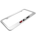 Chevrolet Camaro 1le Color Logo In 3d On Mirror Chrome Metal License Plate Frame Official Licensed 